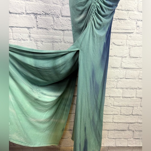 SKY MAXI DRESS AQUA OMBRE Size M - Picture 4 of 9